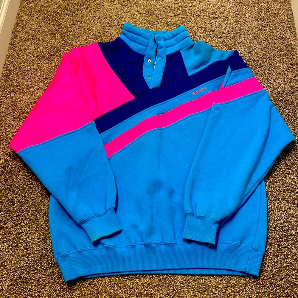 Vintage SunIce ski pullover size Large